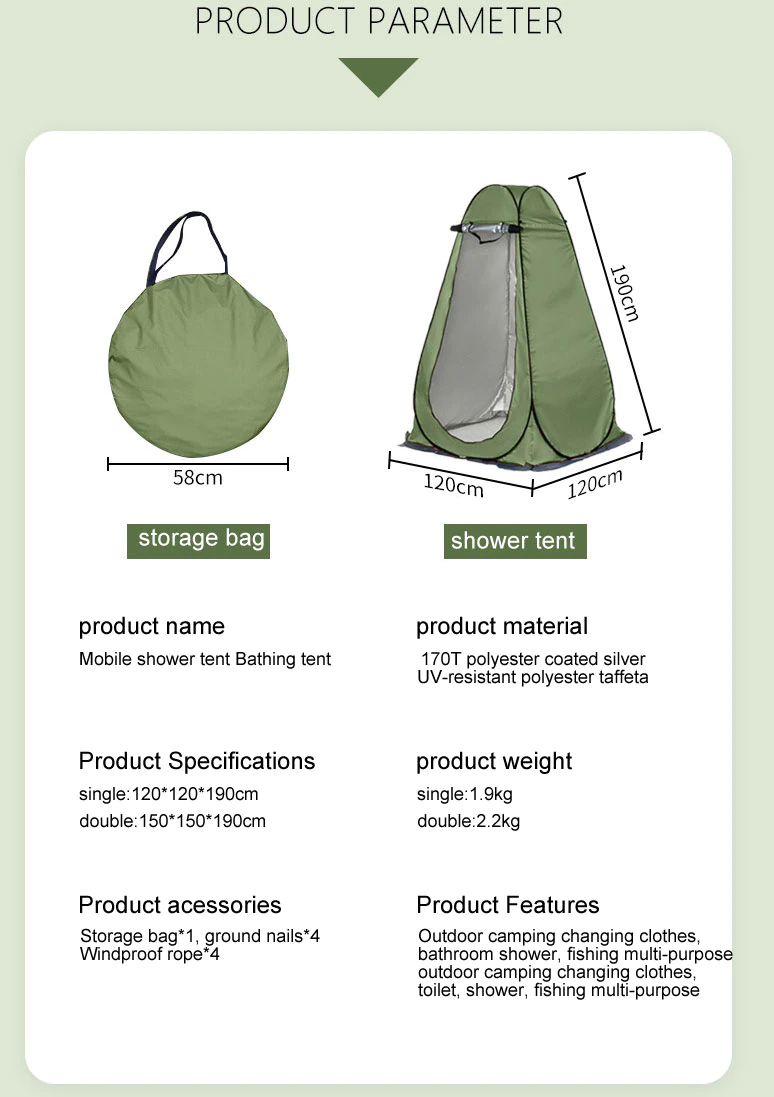 Cheap Goat Tents Portable Outdoor Camping Tent Automatic Shower  Fishing Bath Changing Fitting Room Shelter Beach Privacy Toilet Protectio   